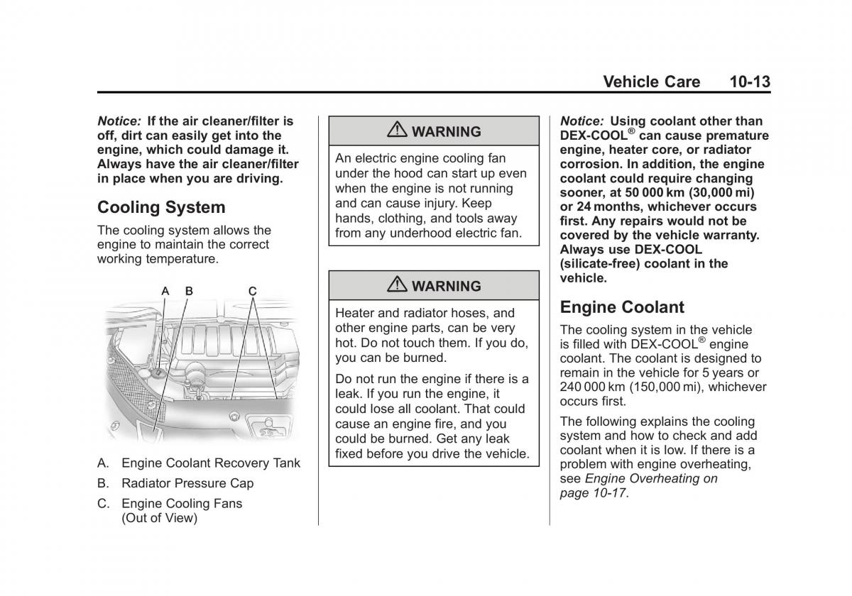 Chevrolet Traverse owners manual / page 313