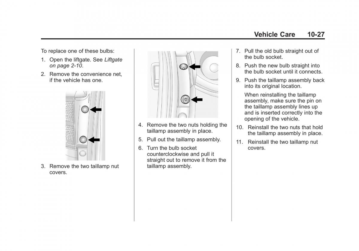 Chevrolet Traverse owners manual / page 327