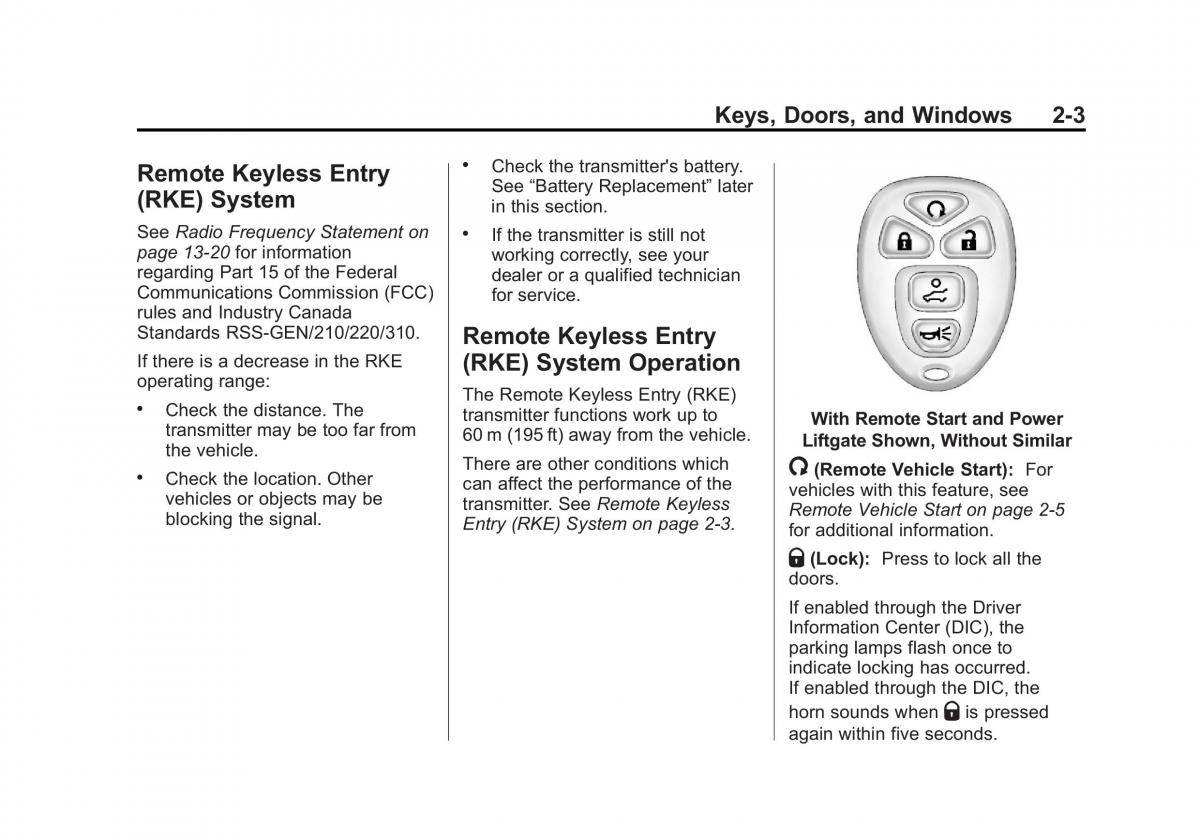 Chevrolet Traverse owners manual / page 35