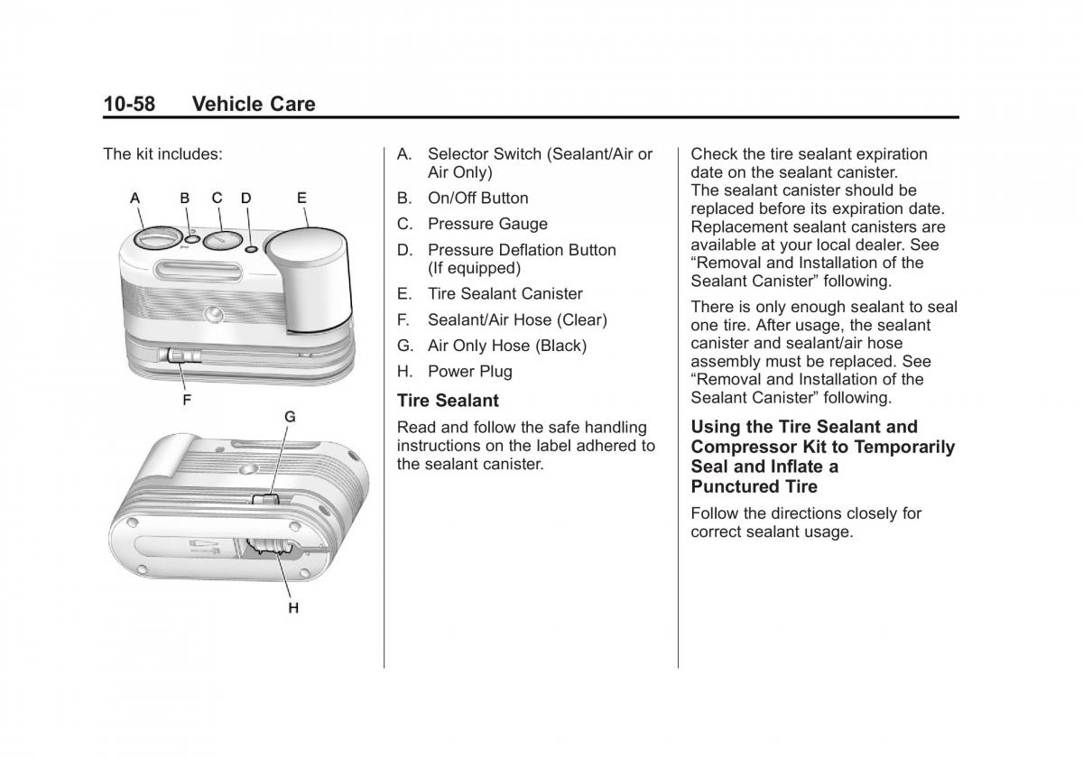 Chevrolet Traverse owners manual / page 358