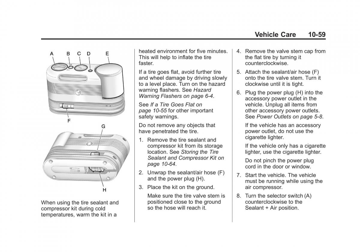 Chevrolet Traverse owners manual / page 359