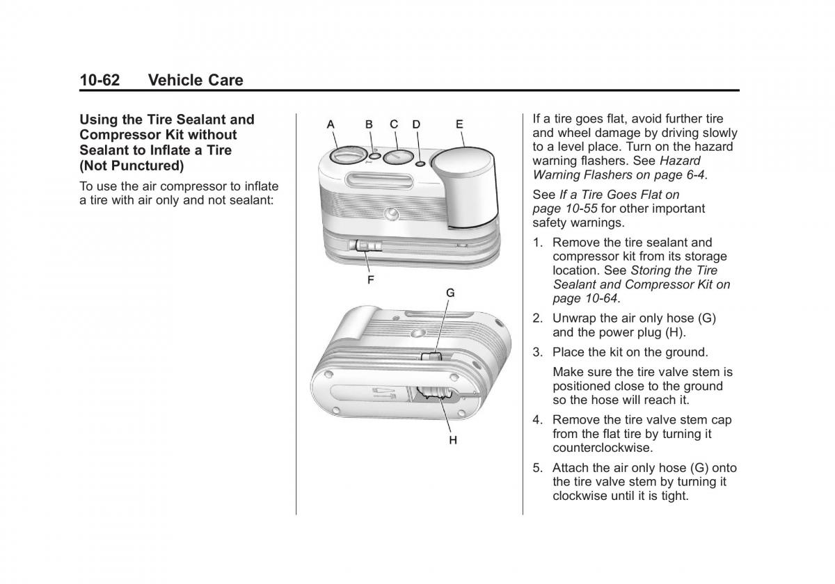 Chevrolet Traverse owners manual / page 362