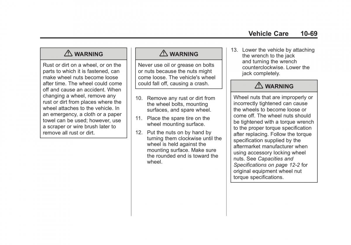 Chevrolet Traverse owners manual / page 369