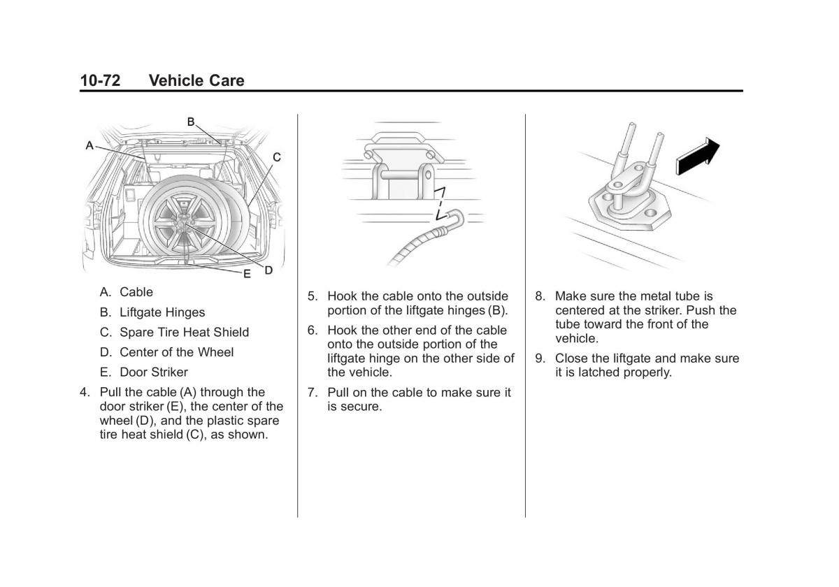 Chevrolet Traverse owners manual / page 372