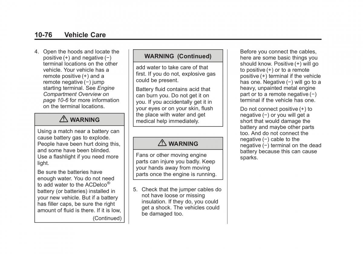 Chevrolet Traverse owners manual / page 376