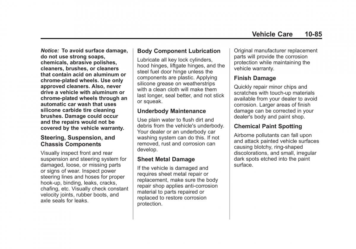 Chevrolet Traverse owners manual / page 385