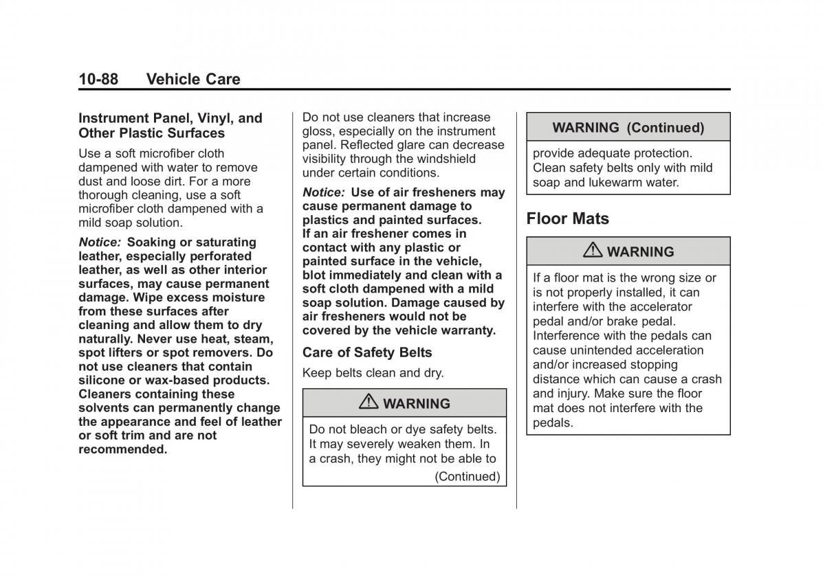 Chevrolet Traverse owners manual / page 388