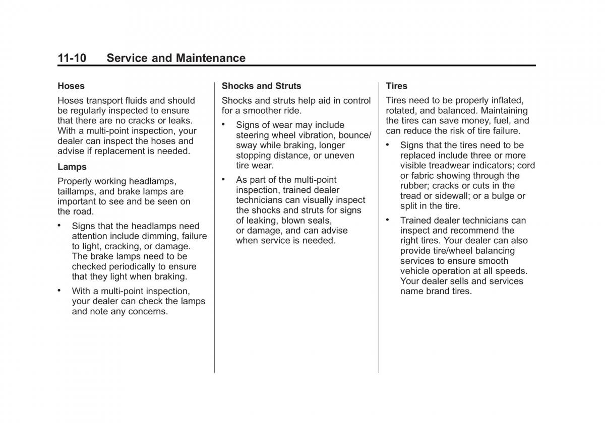 Chevrolet Traverse owners manual / page 400