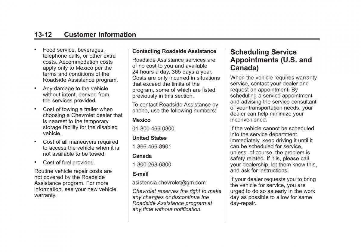 Chevrolet Traverse owners manual / page 422