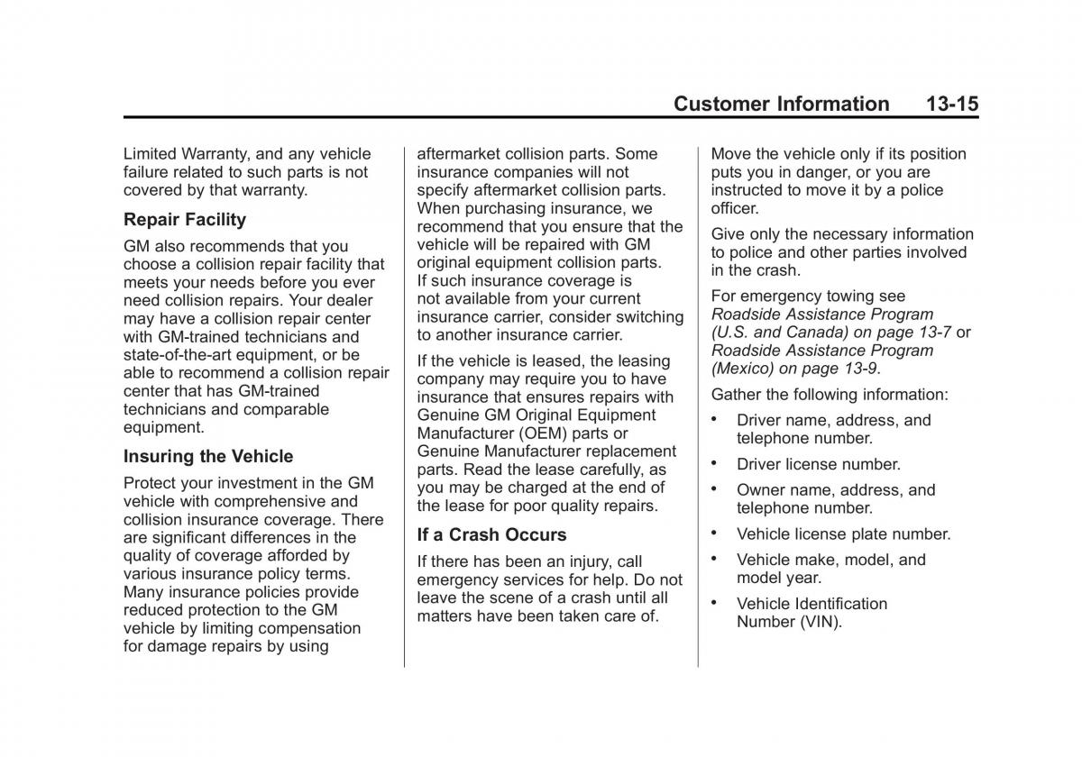 Chevrolet Traverse owners manual / page 425