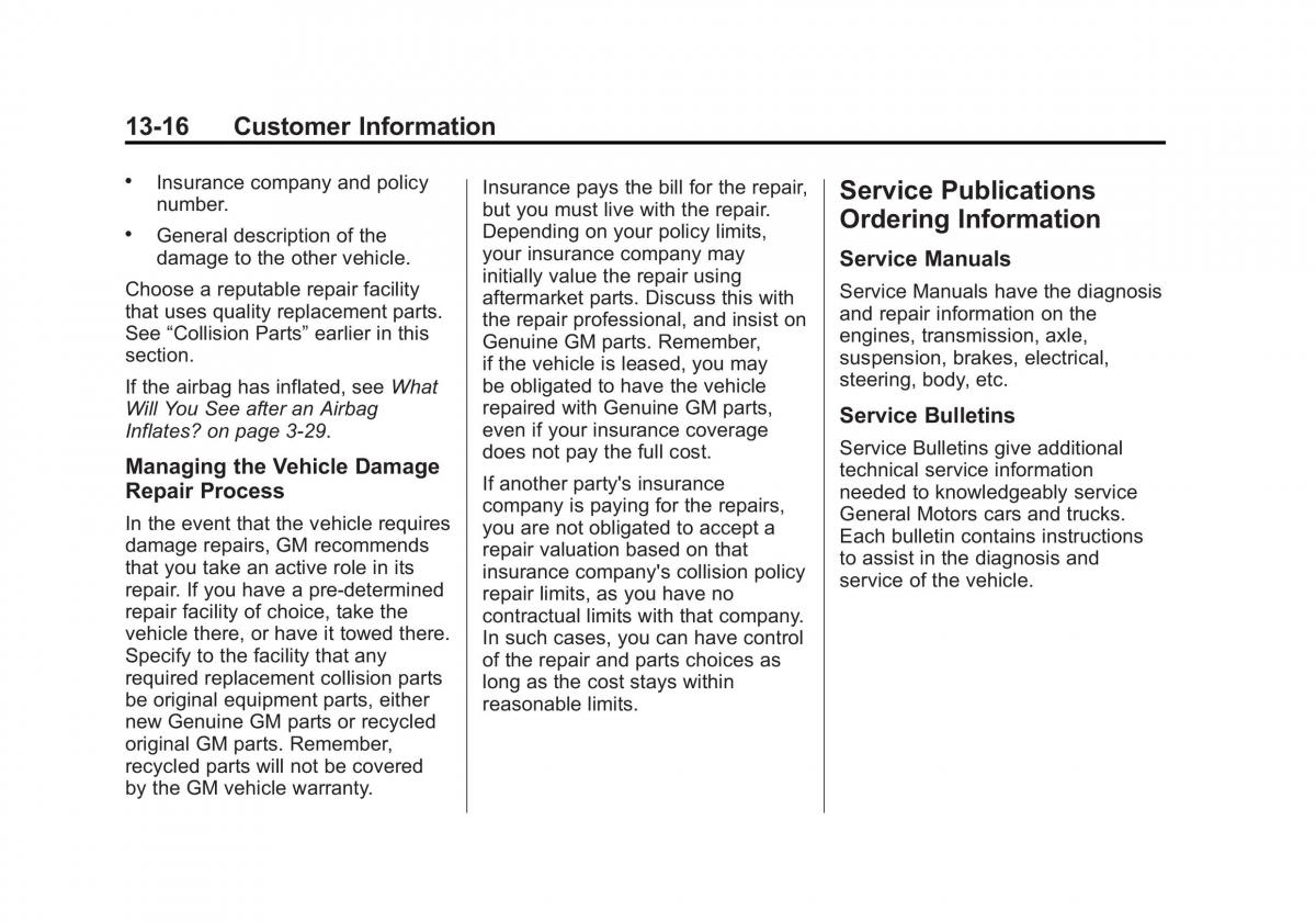 Chevrolet Traverse owners manual / page 426