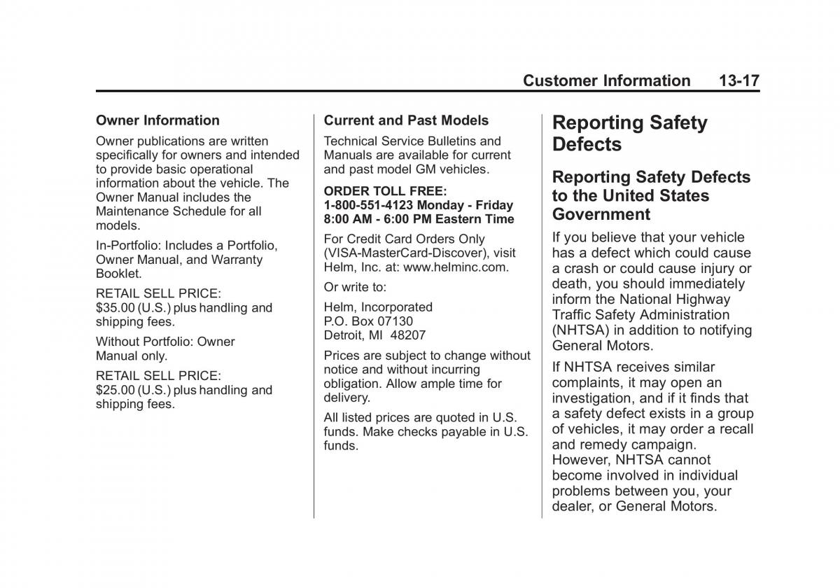 Chevrolet Traverse owners manual / page 427