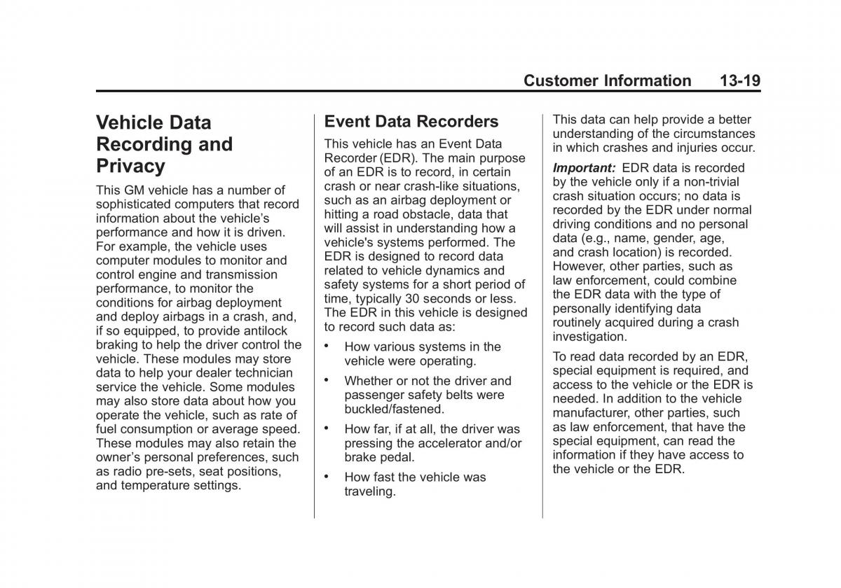 Chevrolet Traverse owners manual / page 429