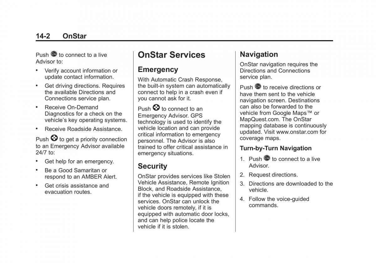 Chevrolet Traverse owners manual / page 432