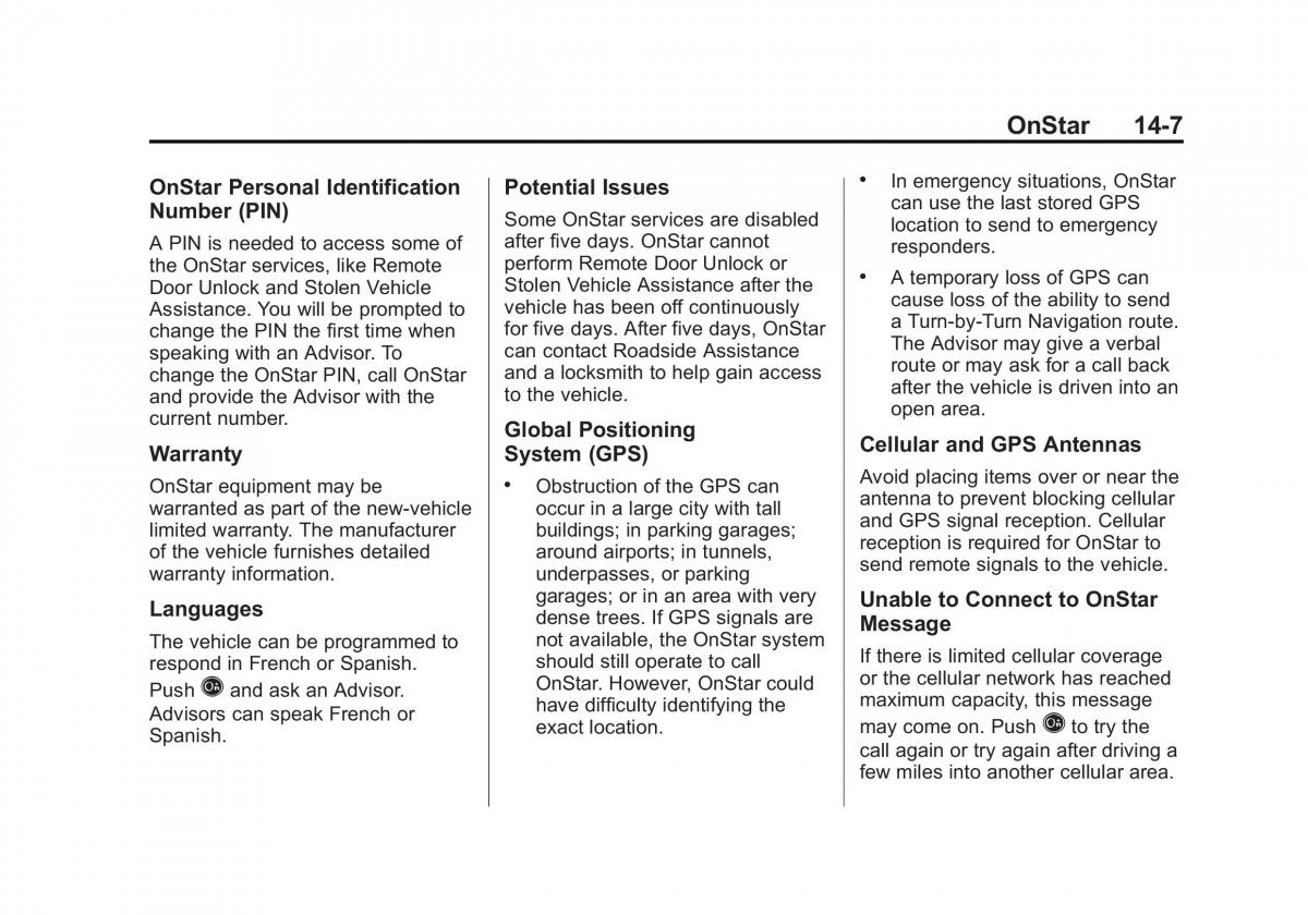 Chevrolet Traverse owners manual / page 437