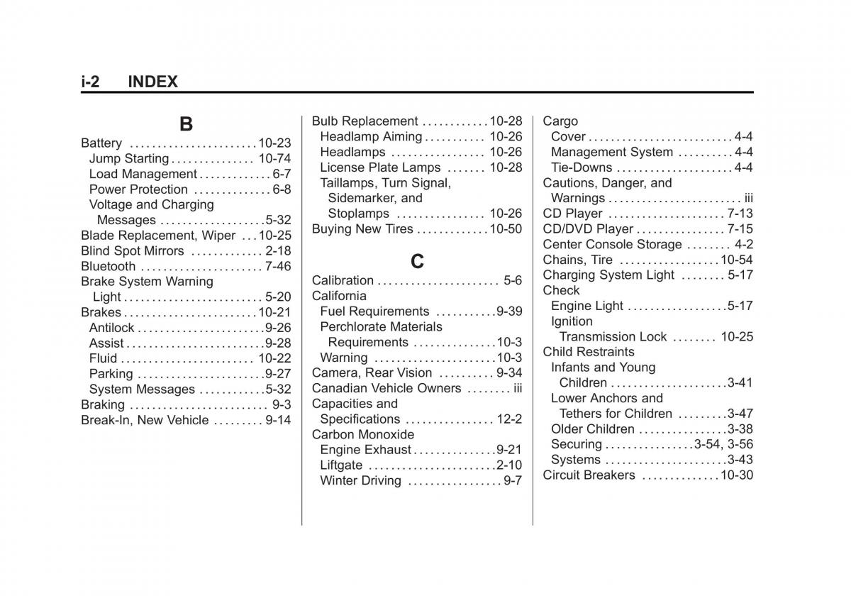 Chevrolet Traverse owners manual / page 440