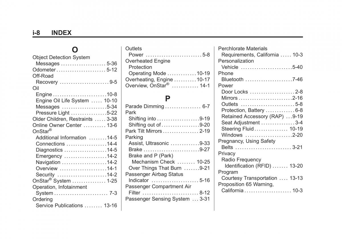 Chevrolet Traverse owners manual / page 446