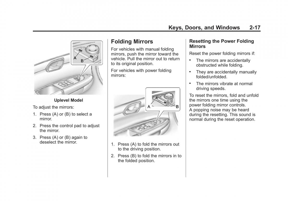 Chevrolet Traverse owners manual / page 49