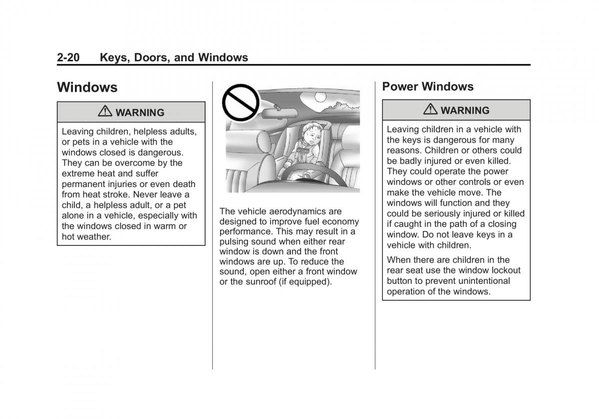 Chevrolet Traverse owners manual / page 52