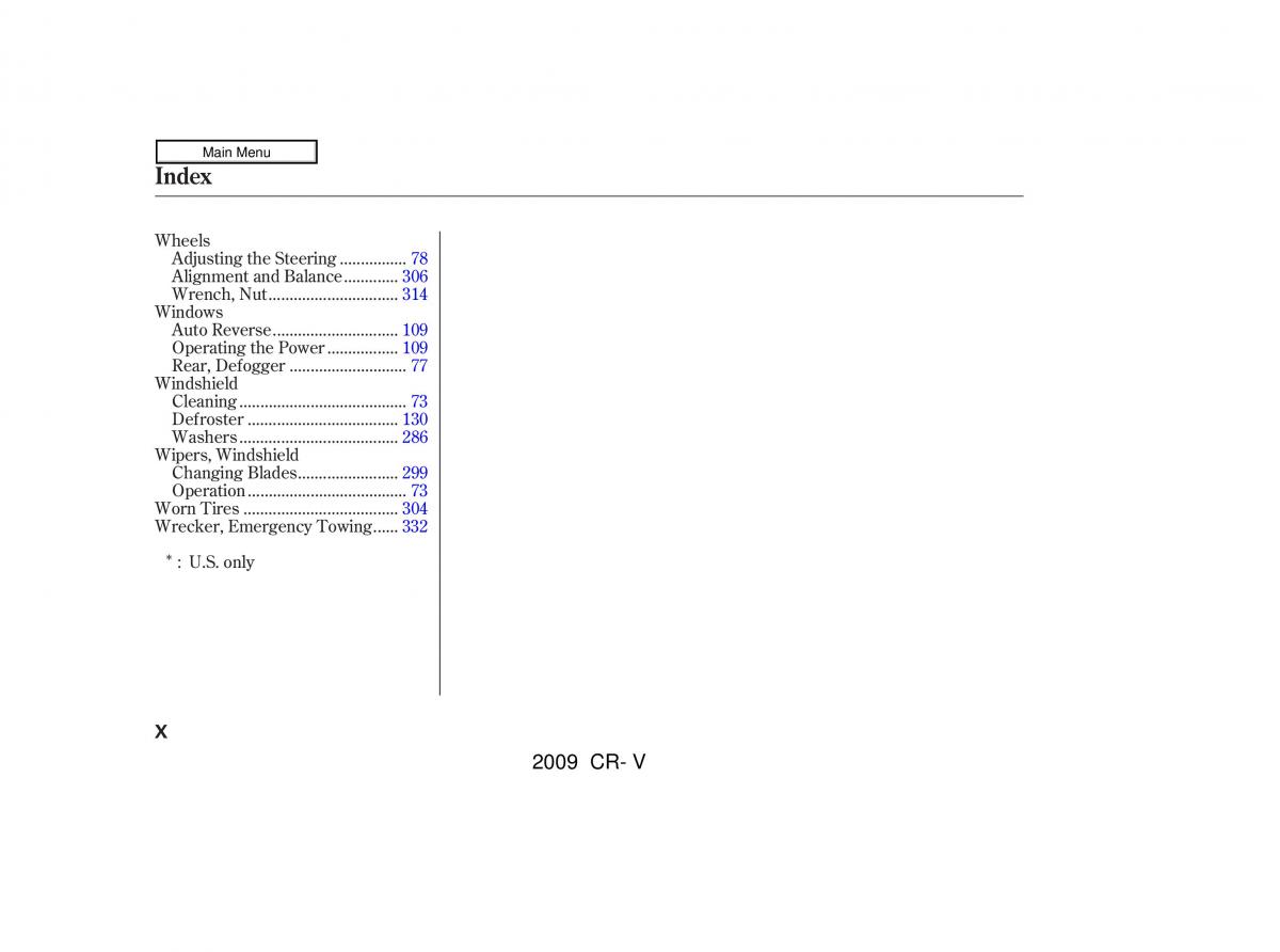 Honda CR V III 3 owners manual / page 368