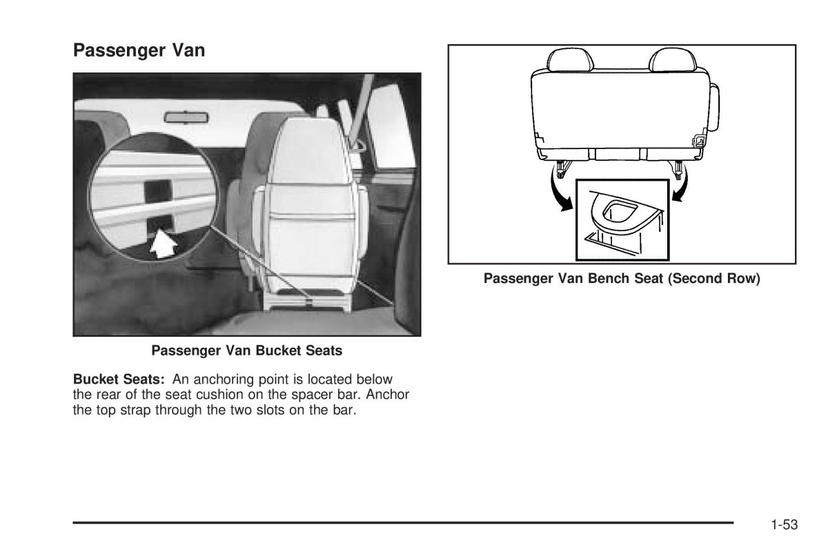 Chevrolet Astro II 2 owners manual / page 59