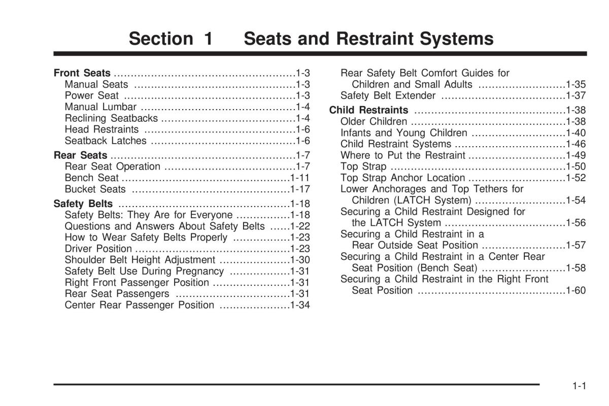 Chevrolet Astro II 2 owners manual / page 7