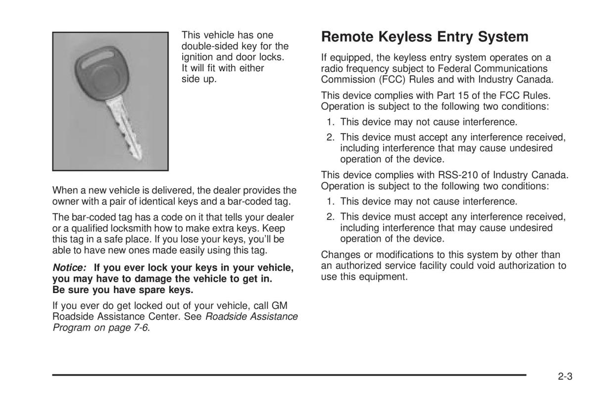 Chevrolet Astro II 2 owners manual / page 81