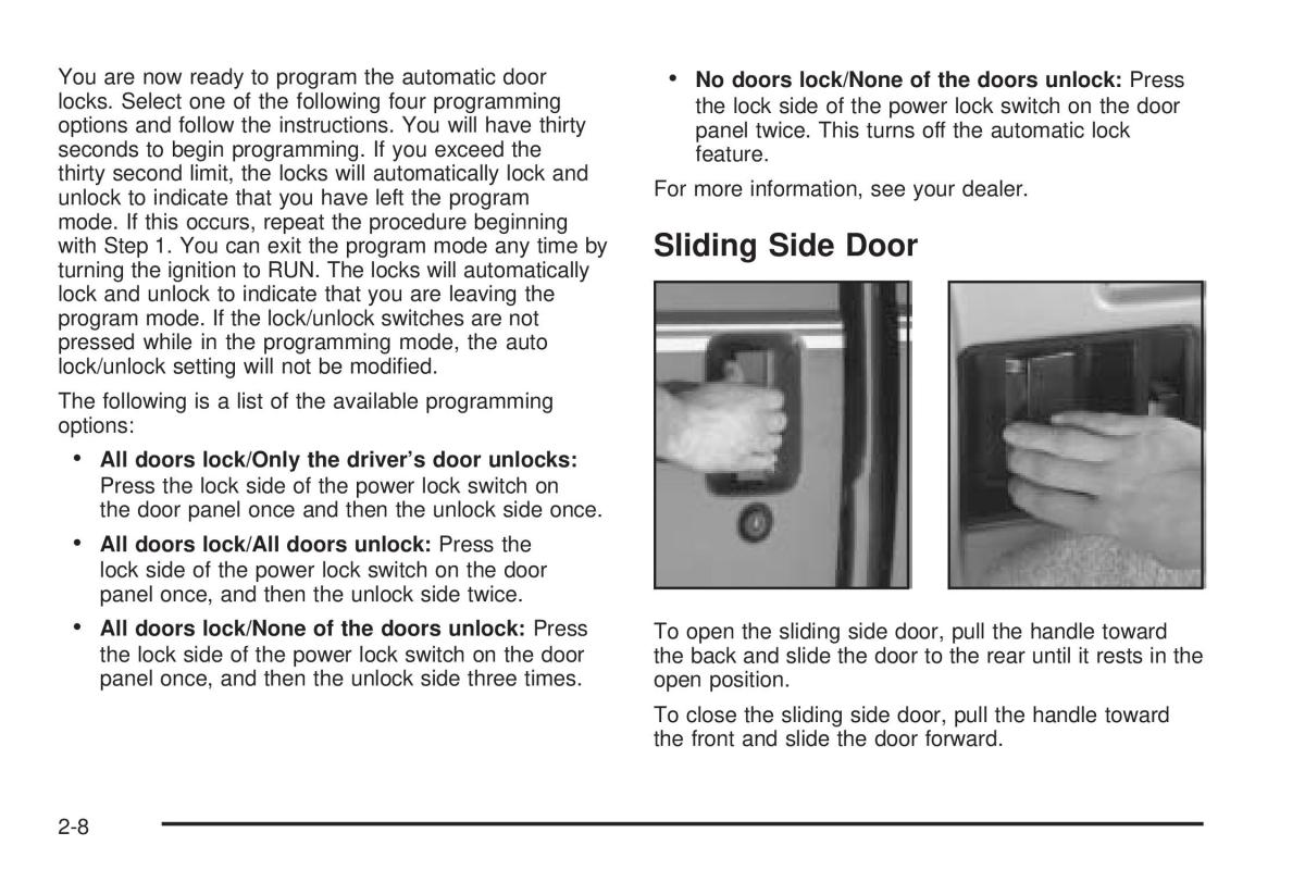 Chevrolet Astro II 2 owners manual / page 86