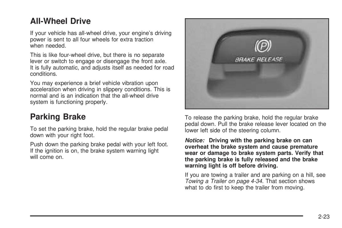 Chevrolet Astro II 2 owners manual / page 101