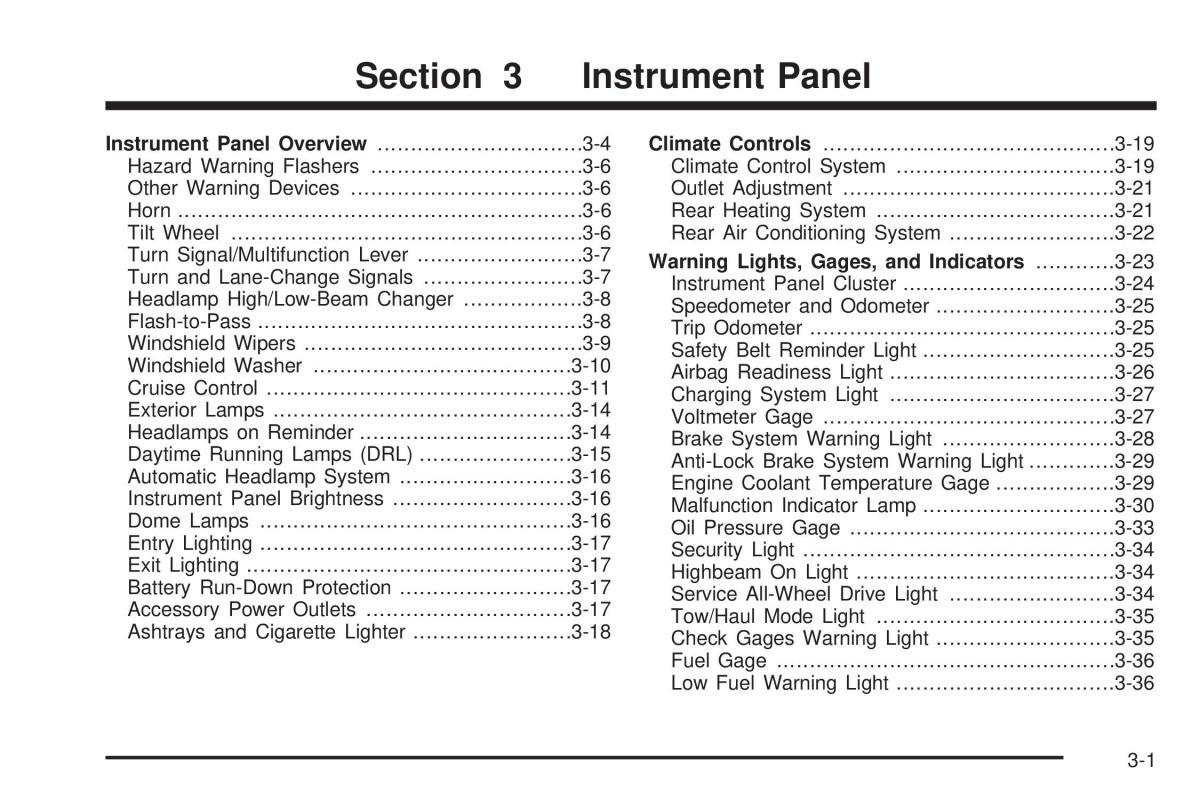 Chevrolet Astro II 2 owners manual / page 117