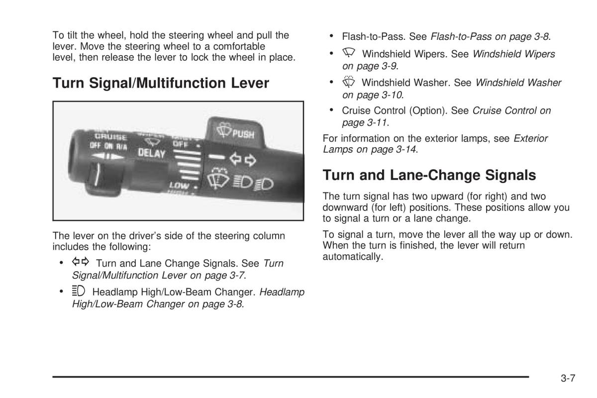 Chevrolet Astro II 2 owners manual / page 123