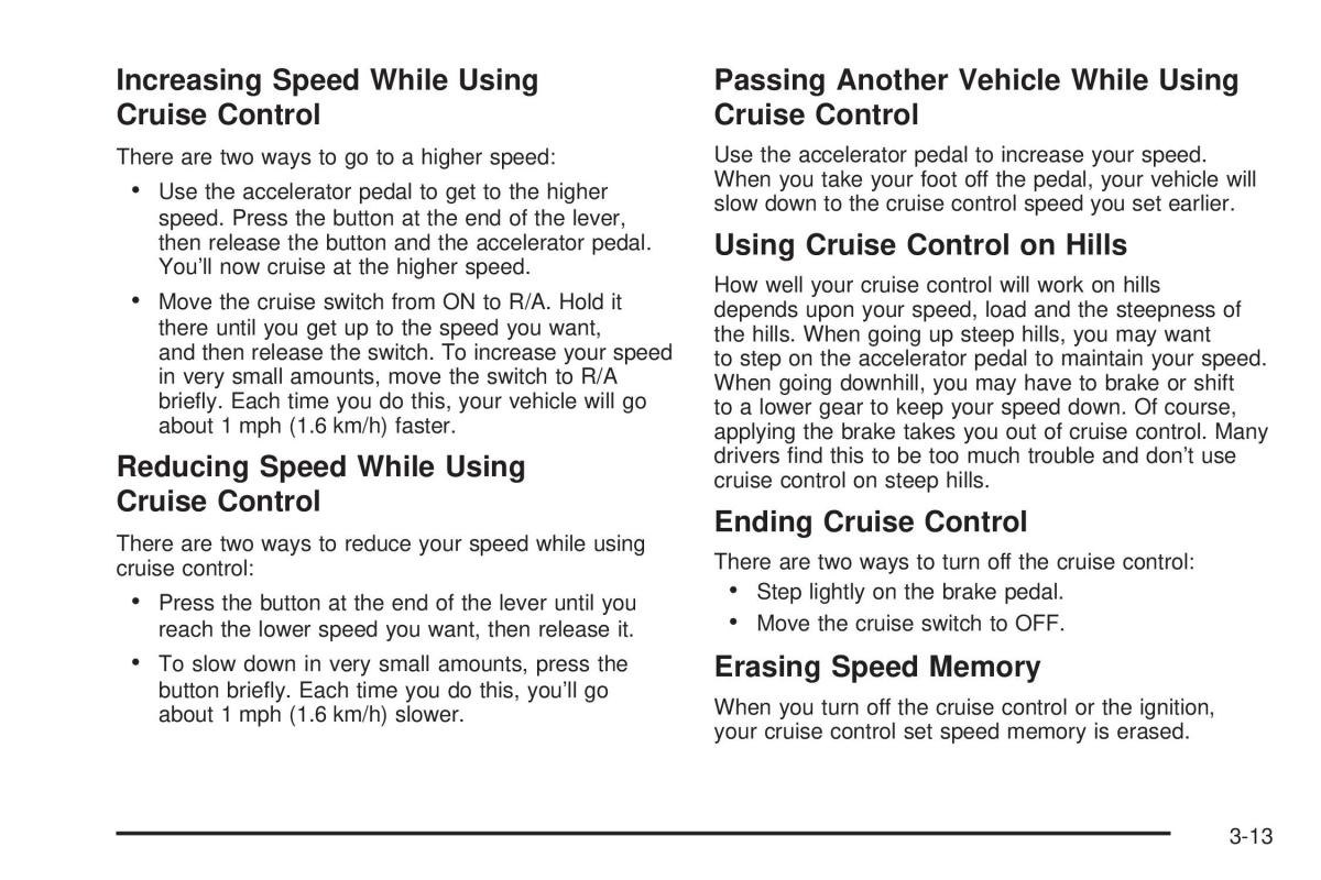 Chevrolet Astro II 2 owners manual / page 129