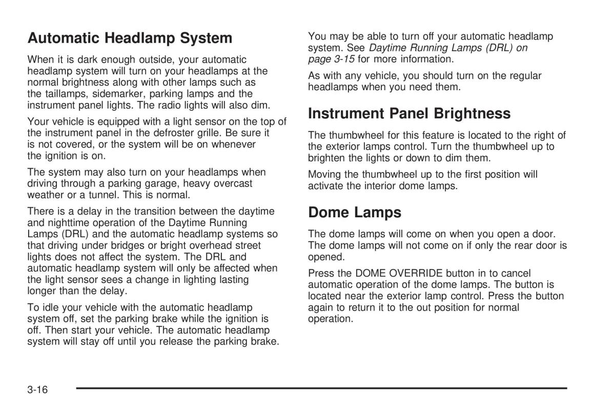 Chevrolet Astro II 2 owners manual / page 132