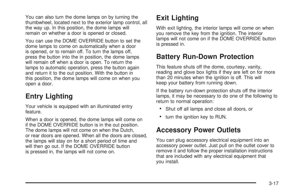 Chevrolet Astro II 2 owners manual / page 133