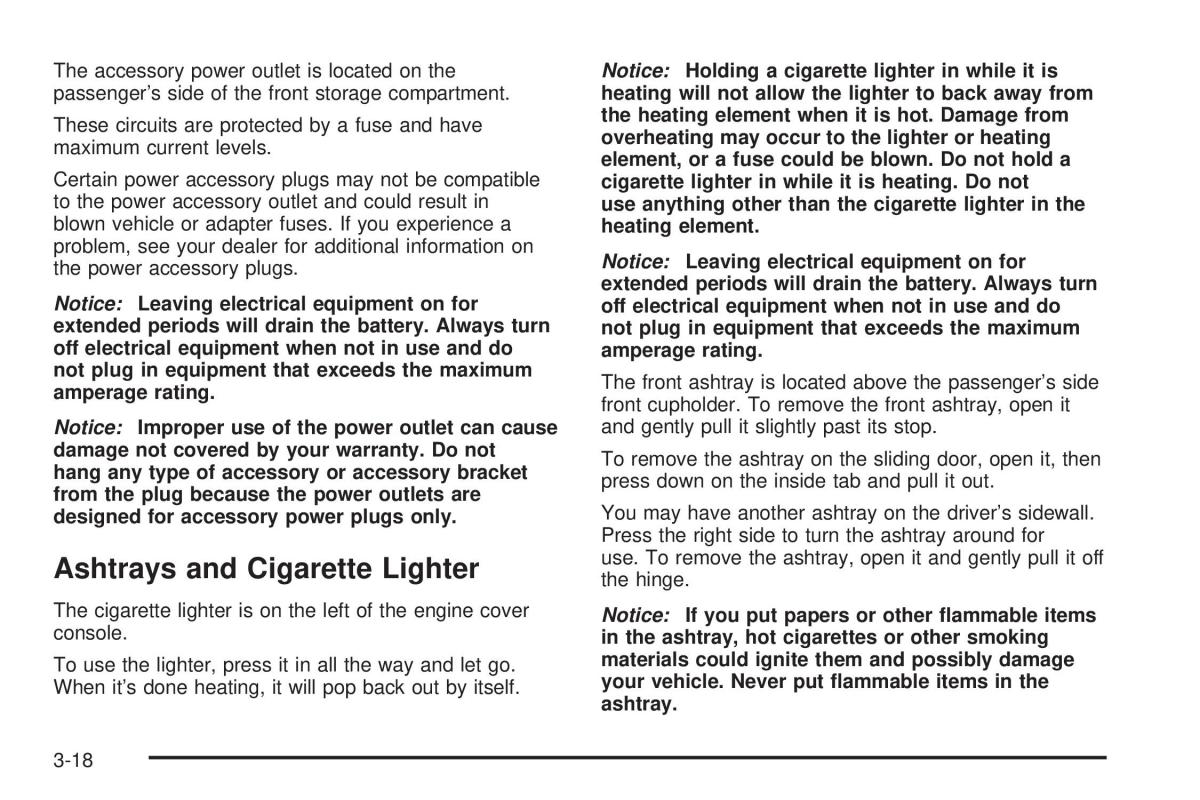 Chevrolet Astro II 2 owners manual / page 134