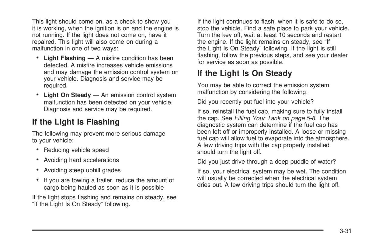 Chevrolet Astro II 2 owners manual / page 147