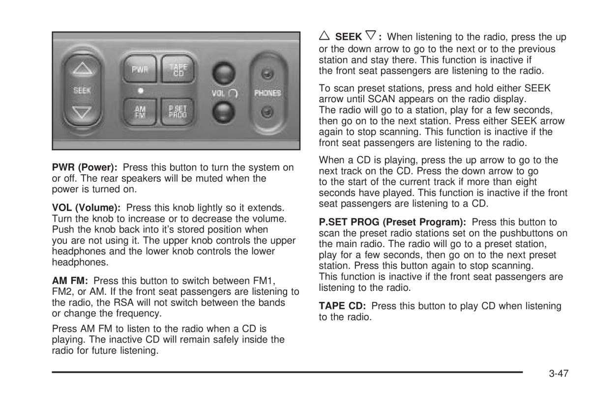 Chevrolet Astro II 2 owners manual / page 163