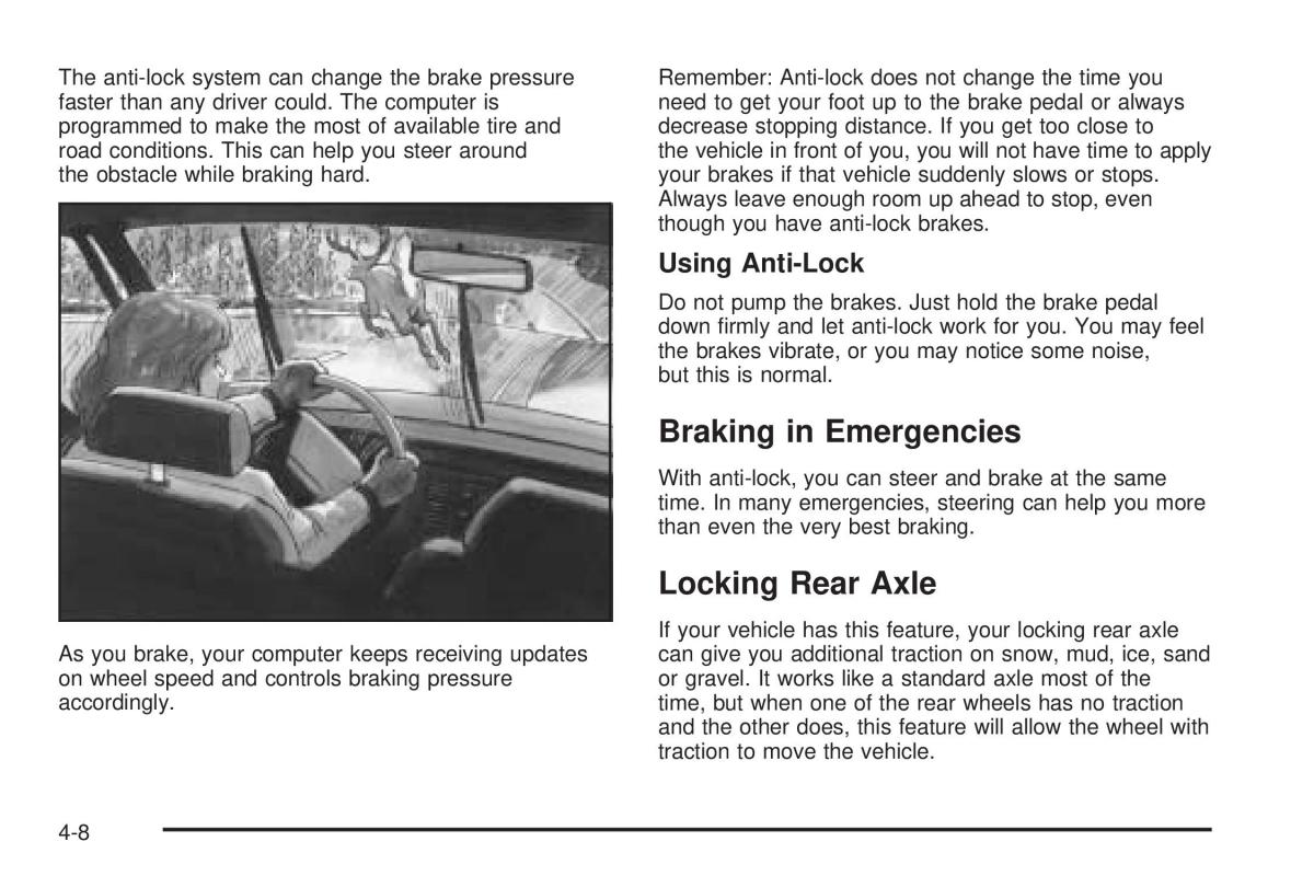 Chevrolet Astro II 2 owners manual / page 174