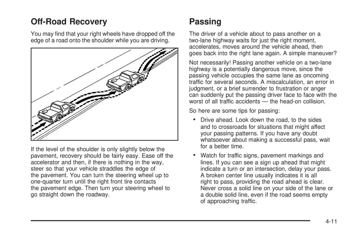 Chevrolet Astro II 2 owners manual / page 177