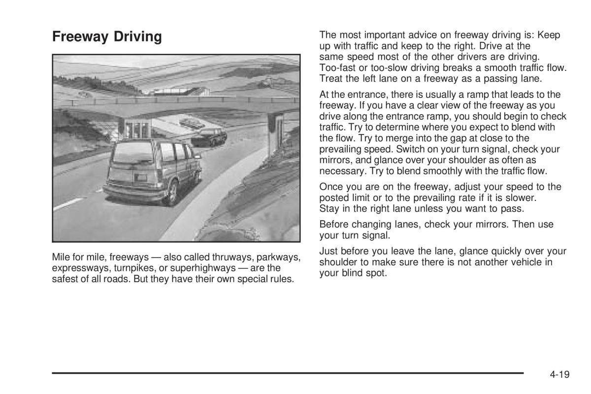 Chevrolet Astro II 2 owners manual / page 185