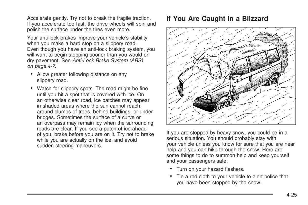 Chevrolet Astro II 2 owners manual / page 191