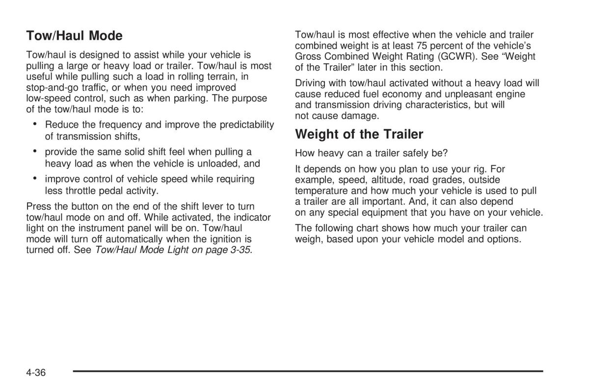 Chevrolet Astro II 2 owners manual / page 202