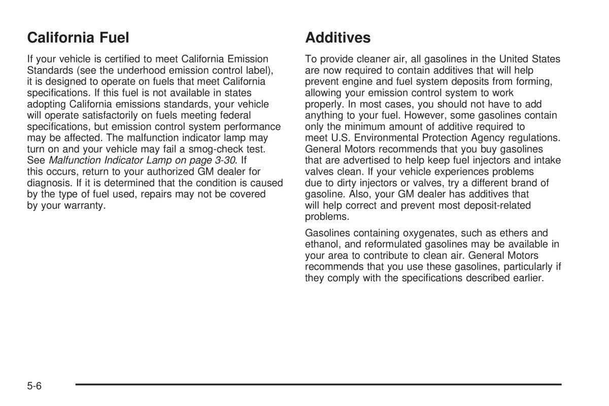 Chevrolet Astro II 2 owners manual / page 218