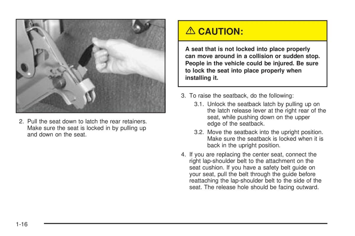 Chevrolet Astro II 2 owners manual / page 22