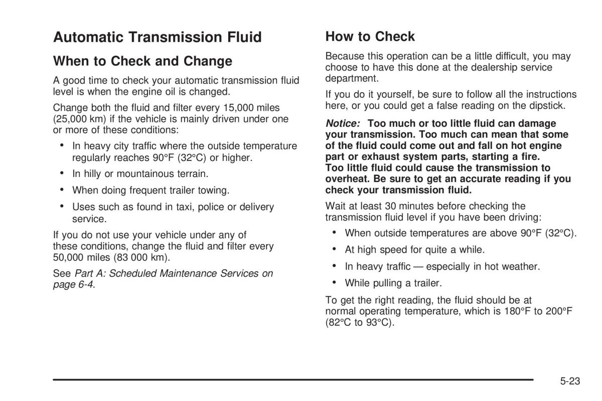 Chevrolet Astro II 2 owners manual / page 235