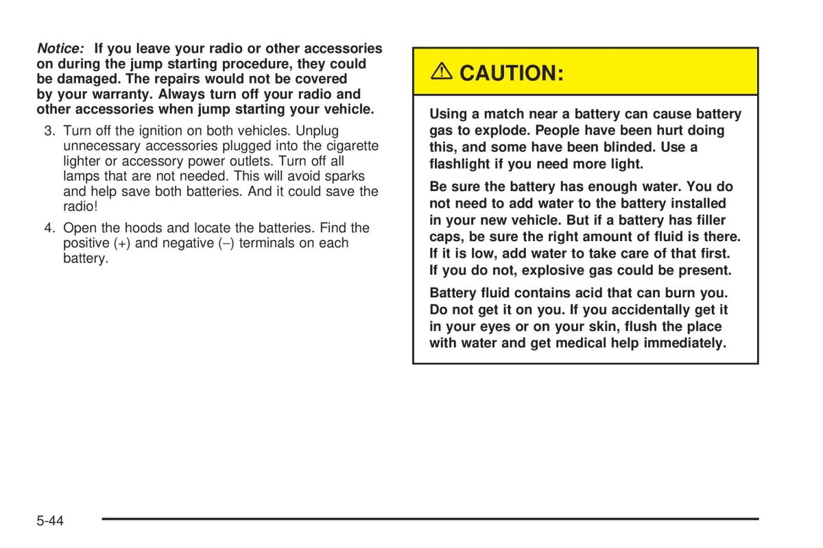 Chevrolet Astro II 2 owners manual / page 256