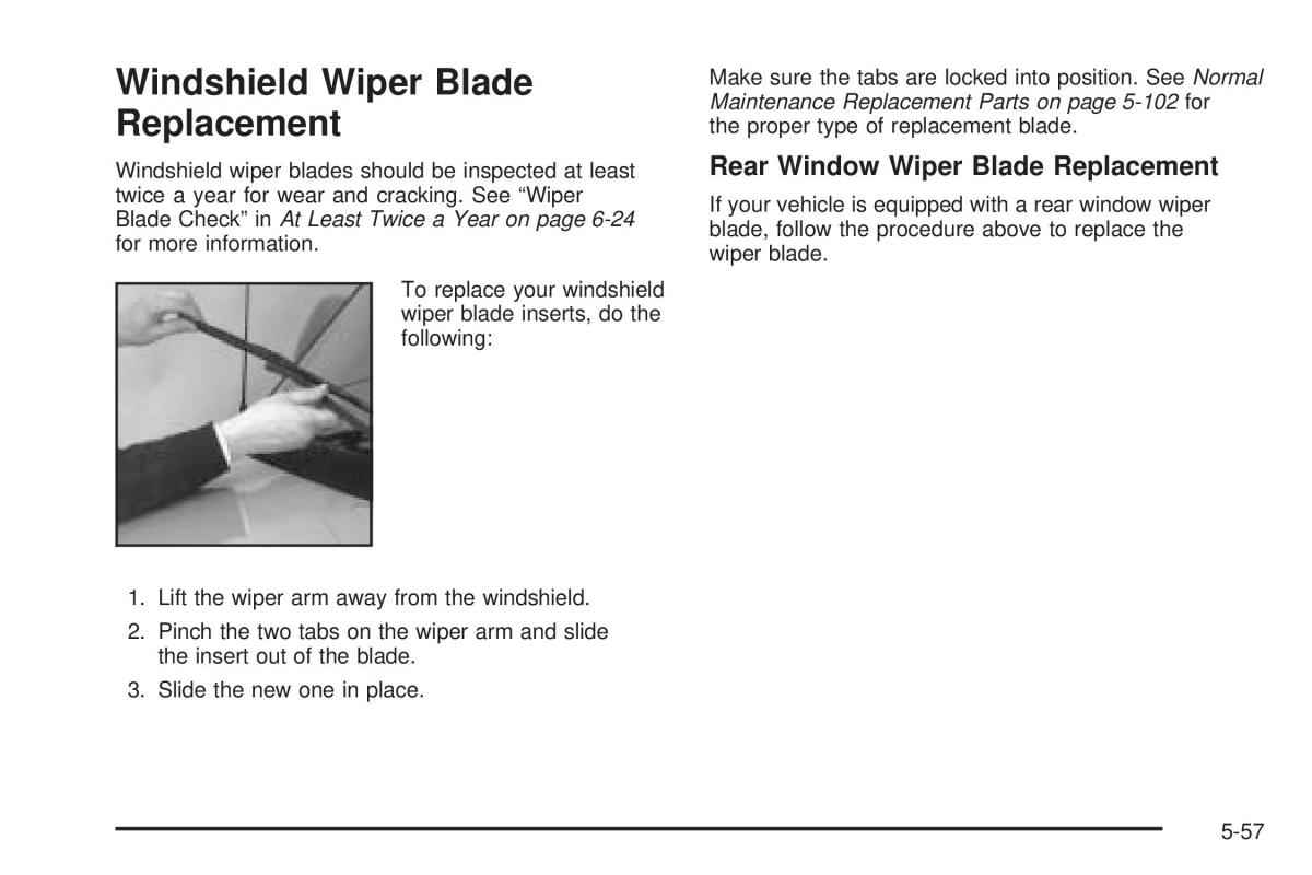 Chevrolet Astro II 2 owners manual / page 269