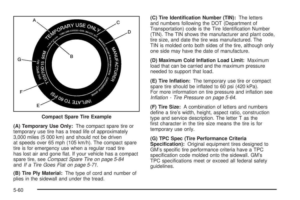 Chevrolet Astro II 2 owners manual / page 272