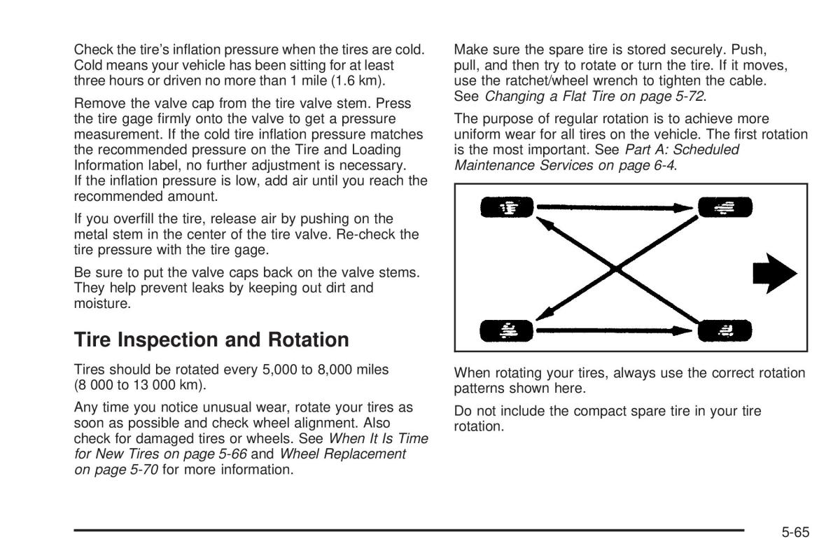 Chevrolet Astro II 2 owners manual / page 277