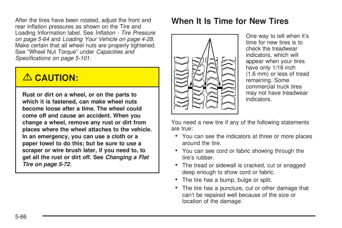 Chevrolet Astro II 2 owners manual / page 278